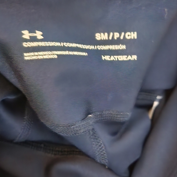 Under Armour Women's Blue Compression workout Active leggings Sz Small - Picture 3 of 3